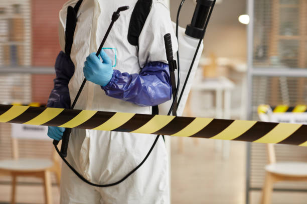 Professional Biohazard technician working in Fayetteville, AR